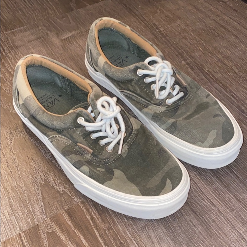 Camo Womens Vans size 9 or Mens 7.5 Vans